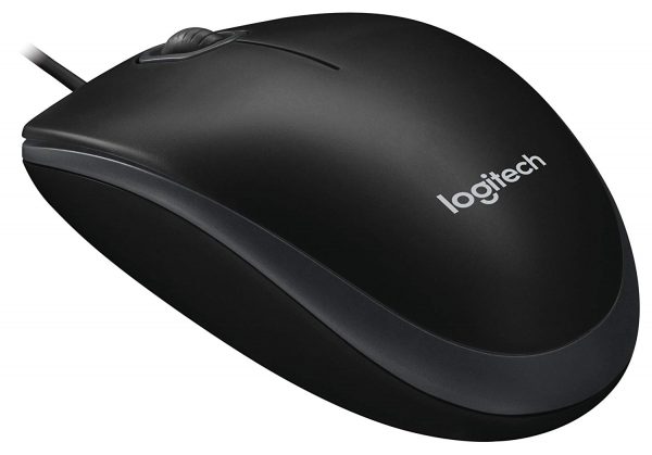 Logitech B100 Optical Mouse (Black)