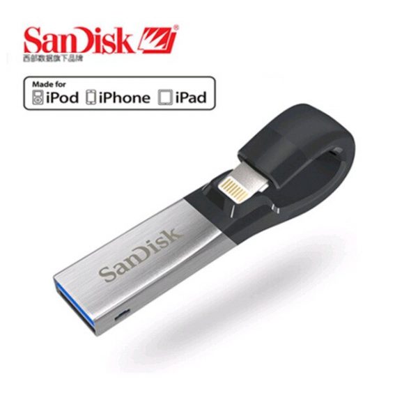 SanDisk 128GB OTG 3.0 Flash Drive for iPhone