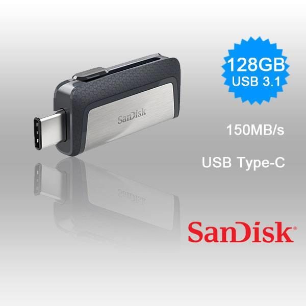 SanDisk Ultra Dual OTG 3.0 Drive 128GB Type C